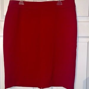 Ann Taylor New red skirt Ann Taylor size 14